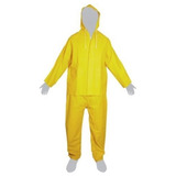 Traje Impermeable 2 Piezas Pvc/poliester 0.35mm Talla M P