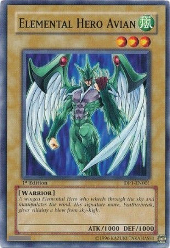 Elemental Hero Héroe Elemental Avian Común Yugioh