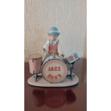Lladró  Baterista De Jazz  Figura De Porcelana 
