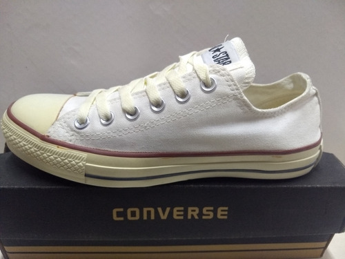 Zapatillas Converse All Star Ox White Original N°38 En Caja 