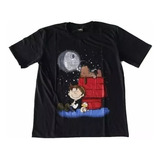 Camiseta Blusa Adulto Sátira Star Wars Snoopy Charlie Hcd490