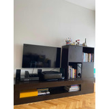 Mueble Rack Tv De Madera Laqueada