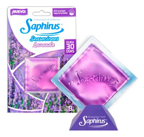 Sensaciones Lavanda De 8g Saphirus Fragancia Ideal Auto