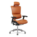 X-chair X4 Silla Ejecutiva De Alta Gama, Cuero Conac Con Rep