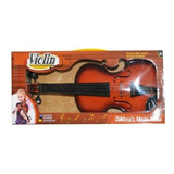 Violín Símil Madera De Juguete 