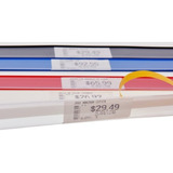 Portaprecios Plano Góndola Pvc 44 Mm X 130 Cm Pack 10 Uni.