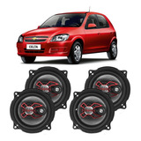 Auto Falante Gm Celta 2012 A 2015 Bravox 200w Rms 4 Portas