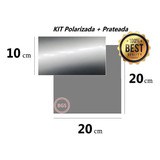 Kit Película Polarizada 20x20 + Prateada 10x20cm Biz 110i