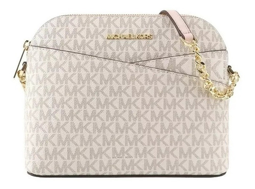 Bolsa Michael Kors Jet Set Dome Original Vainilla Para Mujer