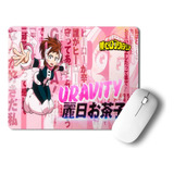 Mouse Pad My Hero Academia Ochako Uraraka Anime  22x18 Cm