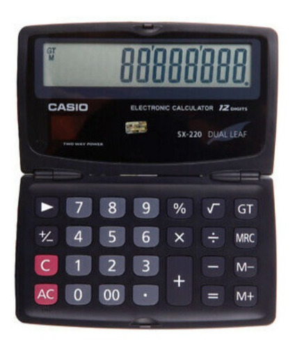 Calculadora Casio Sx220 Bolsillo 12 Dígitos  Tienda 