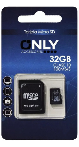 Tarjeta De Memoria Micro Sd Clase10+ Adaptador 32gb Oferta