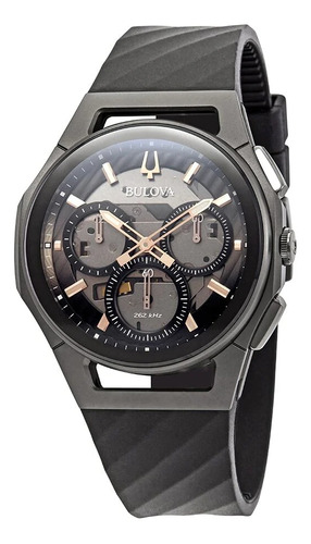 Reloj Bulova 98a162 Curv Hombre Cronografo Analogico