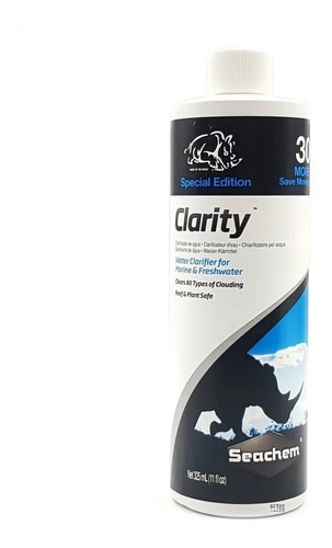 Clarificante Para Aquários Seachem Clarity 325ml