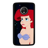 Funda Protector Para Motorola Moto Sirenita Disney 