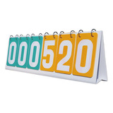 Flip Scoreboard 6 Dígitos Table Score Para Juegos