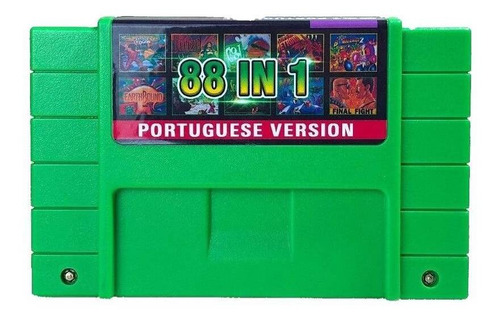 88 Juegos En 1  Portuguese Version Super Nintendo Físico