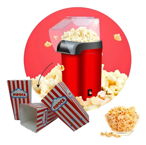 Pipoqueira Saudavel Sem Oleo Elétrica 110v Popcorn Ar Quente