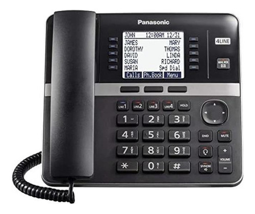 Panasonic Dect 6.0 Plus Sistema Telefónico De 4 Líneas Peque