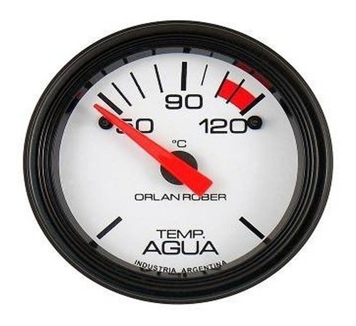 Reloj Temperatura Agua Electrico L Blanca 52mm Orlan Rober