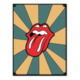#856 - Cuadro Vintage / Rolling Stones Rock Poster No Chapa