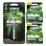 Combo Gillette Mach3 Sensitive Maquina + Cartuchos