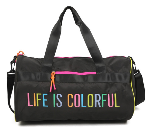 Bolso Multicolor Gimnasio Gym Deportes Mujer Impermeable 