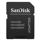 25 Adaptador Cartão Memória Sandisk Micro Sd P/cartão Sd