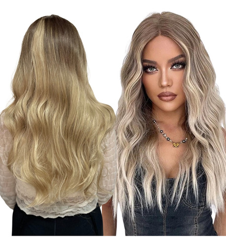 Lace Front Peruca Ondulada Orgânica Aspecto De Cabelo Humano