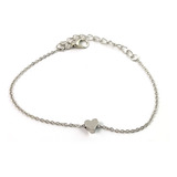 Pulsera Dije Con Corazón Elegante Sencillo Regalo Para Mujer