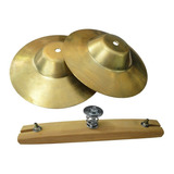 Interdrums Id-16613 Platillo Bronce C/sop P/ Bombo De Murga