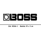 Adesivo Vinil Pedaldeira Boss Guitarra Baixo : Cód - Boss-1