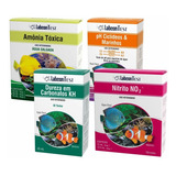 Alcon Labcon Kit Testes Amonia Salgada Ph + Nitrito + Dureza