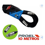 Cable Para Micrófono Canon 10 Mts Marca Proel