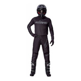 Conjunto Alpinestars Fluid Graphite Motocross Atv Marelli