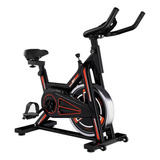 Bicicleta Ergométrica Deend 1018 Spinning Preto E Vermelho