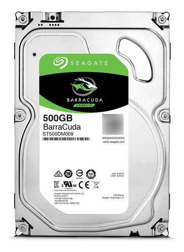 Disco Duro Interno Seagate Barracuda St500dm009 500gb