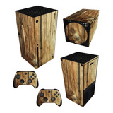 Skin Personalizado Xbox Series X Madera