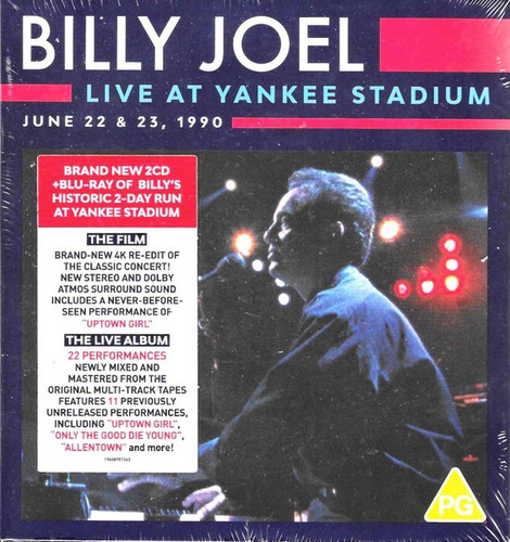 Billy Joel Live At The Yankee Stadium - Blu Ray + 2 Cd Lacra