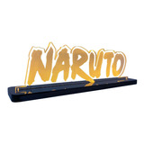 Luminária Gamer Geek Naruto - Acrílico Led Laranja