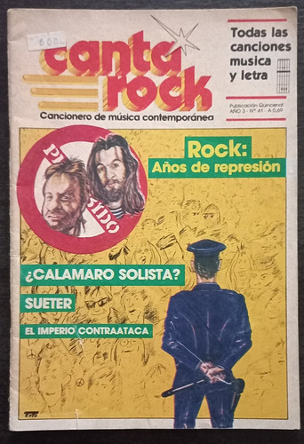 Revista Canta Rock Nª 41 / Calamaro Solista? 1985