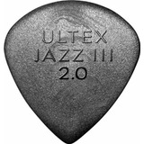 Dunlop Ultex Jazz Iii  Púas Para Guitarra 24-pack 2.0 Mm
