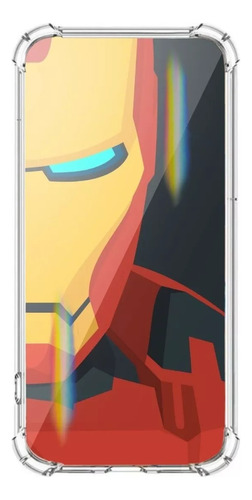 Carcasa Sticker Iron Man D5 Para Todos Los Modelos Xiaomi