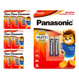 16 Pilhas Alcalinas Aaa Panasonic (8 Cart)