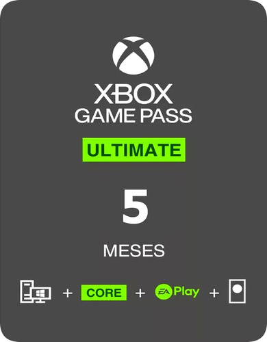 Xbox Game Pass Ultimate 5 Meses  Xbox X|s One Kaisergamez