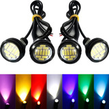 4 Faros Ojo Aguila Estrobo Tipo Xenon Faros Led Niebla 23mm