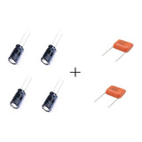 4 Capacitor Corneta 22x250 + 2 Capacitor Sup Tweeter 225x250