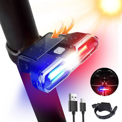 Vanance® Luces De Bicicleta Solares 7 Modo Linterna Ipx7 Luz Bicicleta Recargable Luz Trasera Bicicleta Led Lights Accesorios Para Bicicletas | MercadoLibre