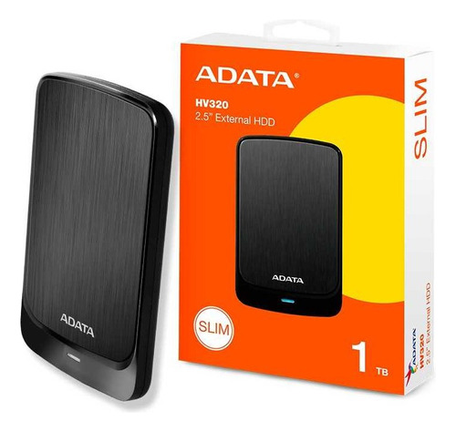 Disco Duro Externo Adata 1tb Diseño Ultradelgado Negro