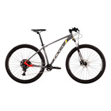 Bicicleta 29 Oggi Big Wheel 7.0 2024 Cues 9v Grafite/verm/am Cor Grafite-vermelho Tamanho Do Quadro 21